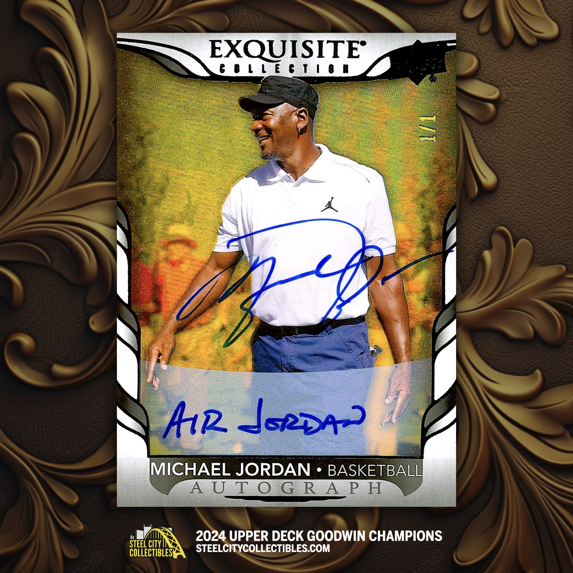Autographs and relics from Michael Jordan? Actual gold nuggets 