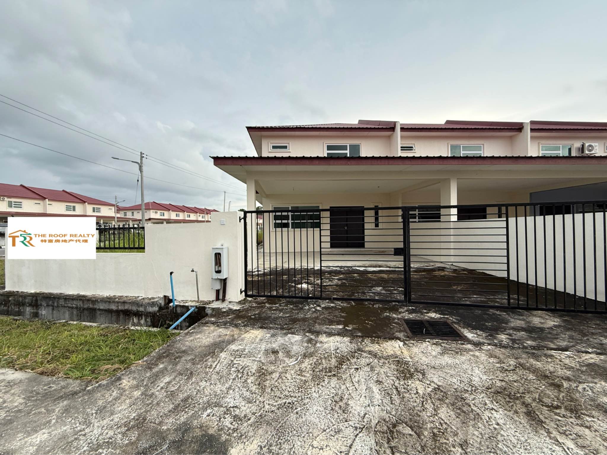 8pts End Lot Corner Brand New House For Sale - Kin Link Villa Miri ...