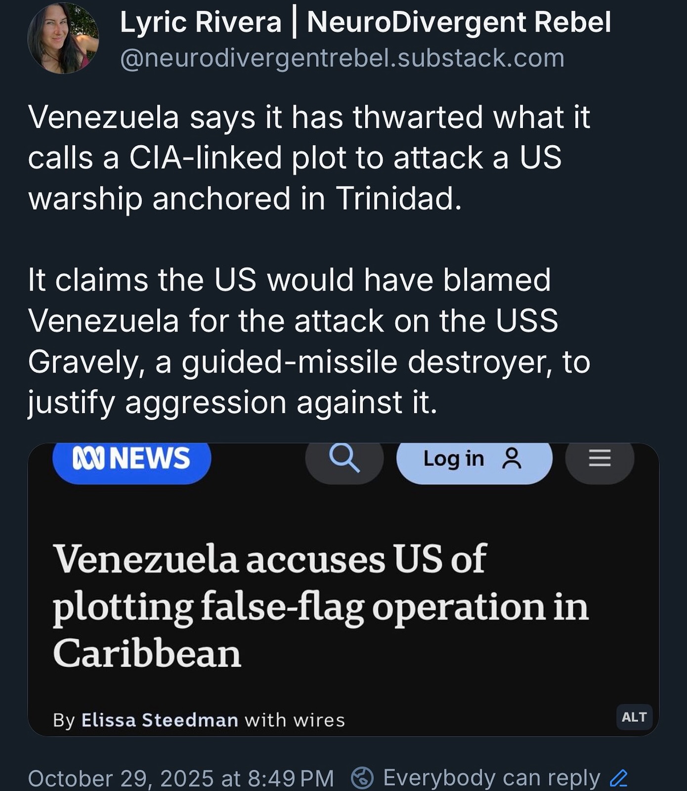 Neurodivergent - Venezuela says it has thwarted what it calls a CIA ...
