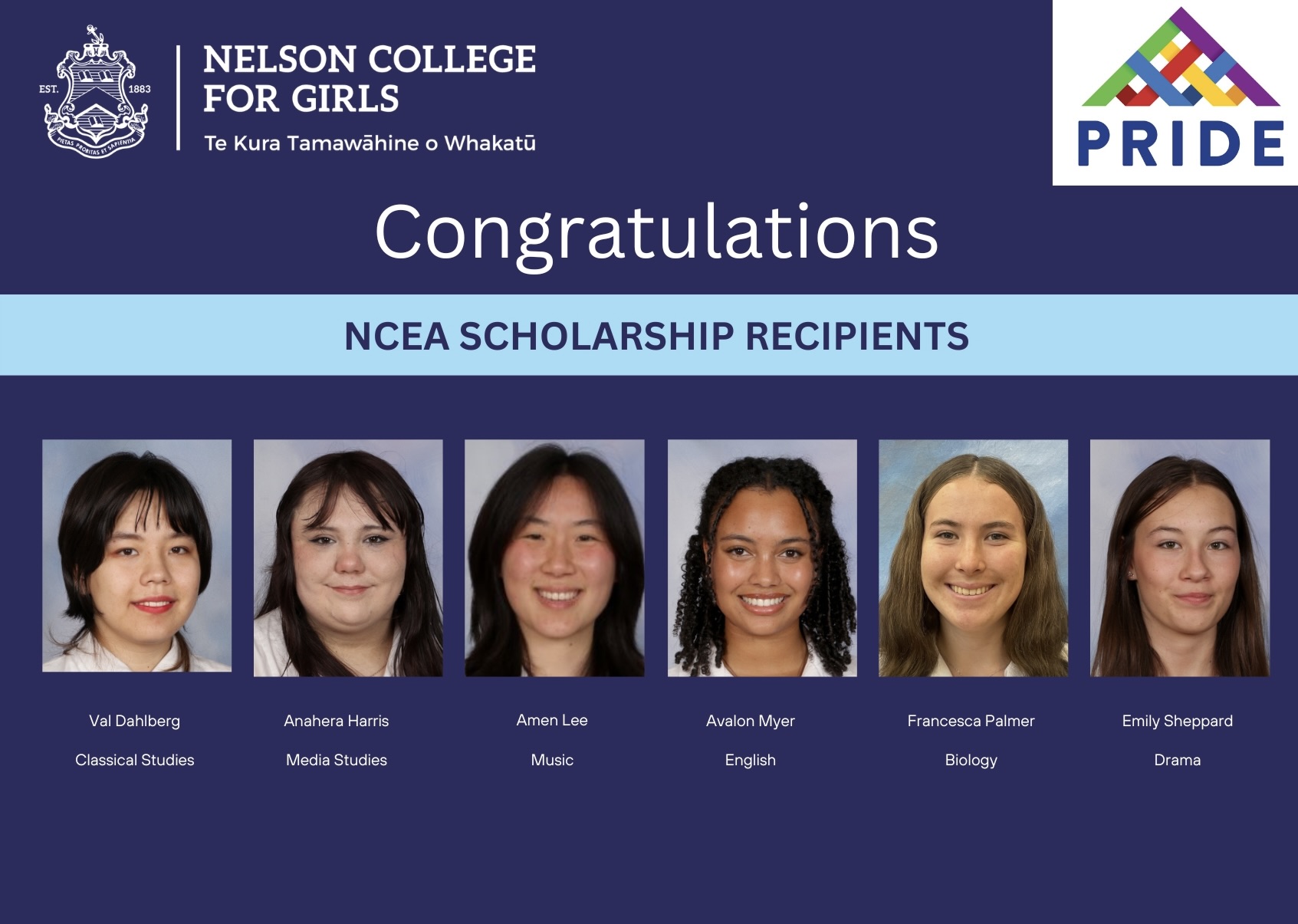 Nelson - We are incredibly proud of our students who have been awarded ...