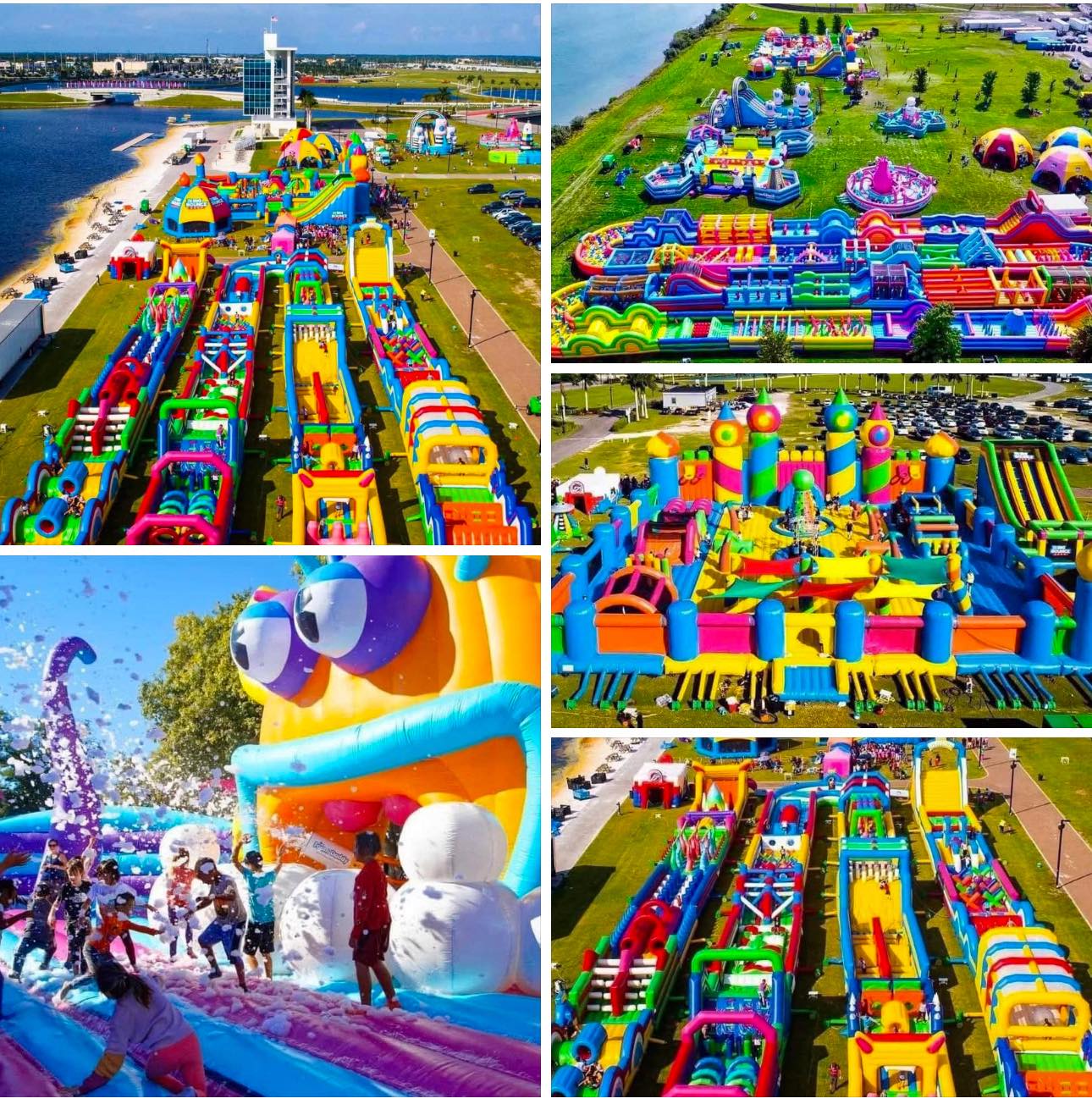 🎉🏰 The World's Largest Bounce House 💥🤸‍♀️✨ 📍 Frankenmuth