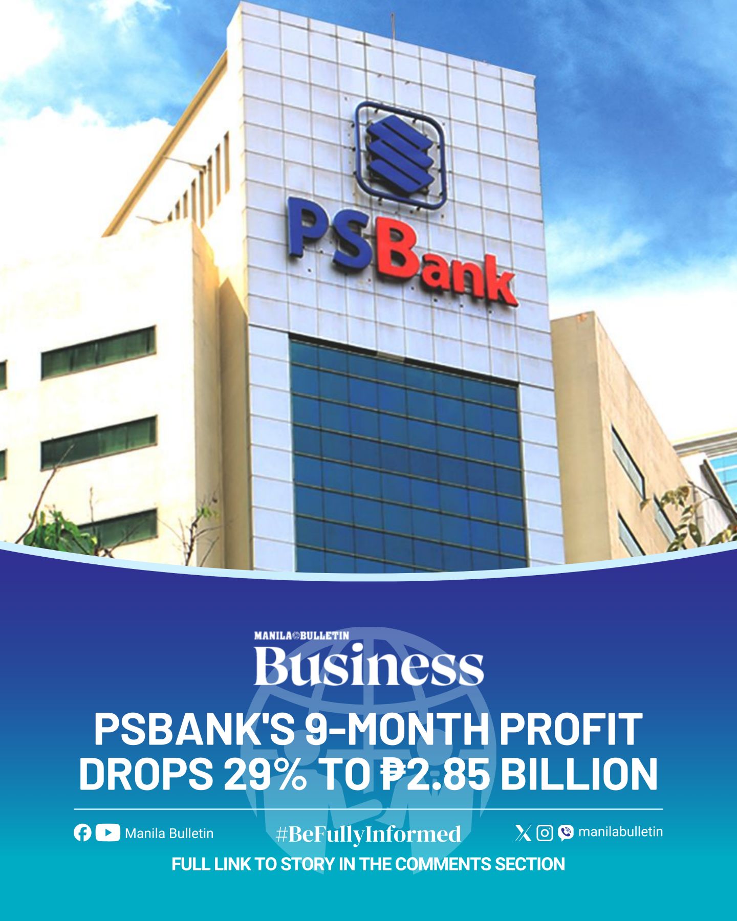 Manila - Philippine Savings Bank (PSBank), the thrift banking arm of ...