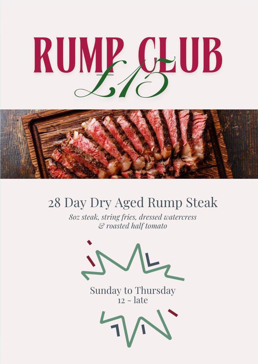 | RUMP CLUB | 🥩 8oz Rump... - Corriegarth Hotel, Inverness | Facebook