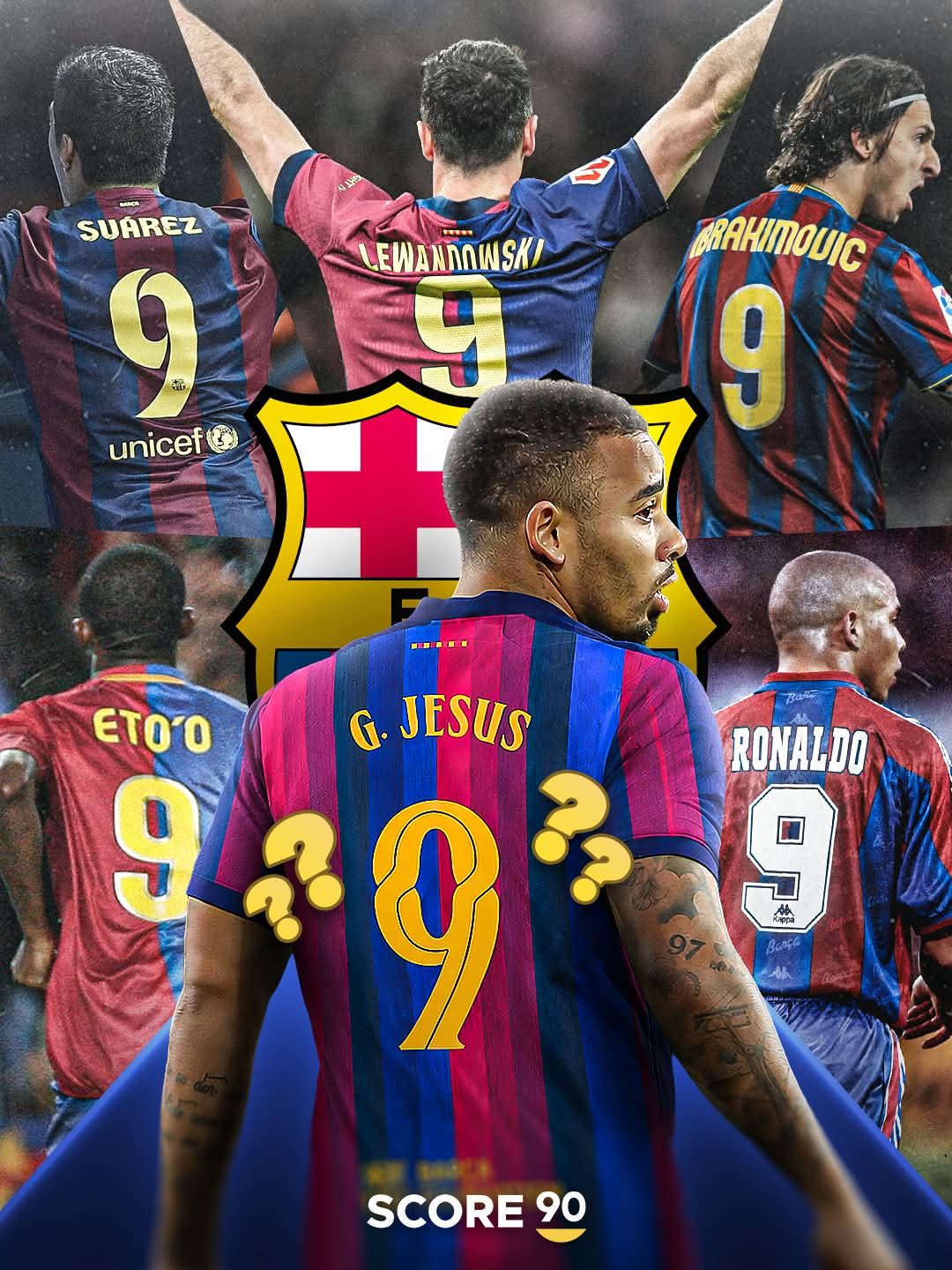Will Gabriel Jesus wear the No. 9 shirt at Barcelona?
