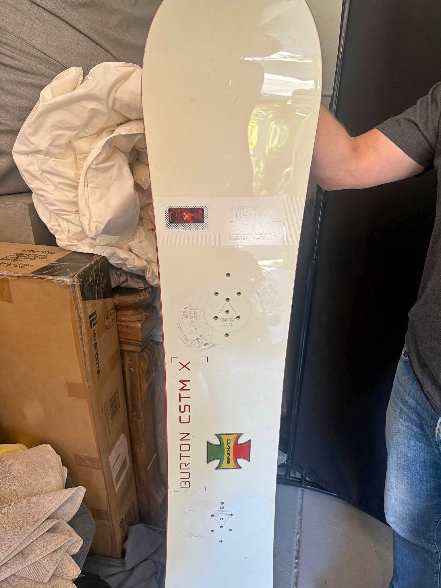 burton custom snowboard 2013 sale Flying V  evo New and used Burton-custom-x-snowboard-size-162 for