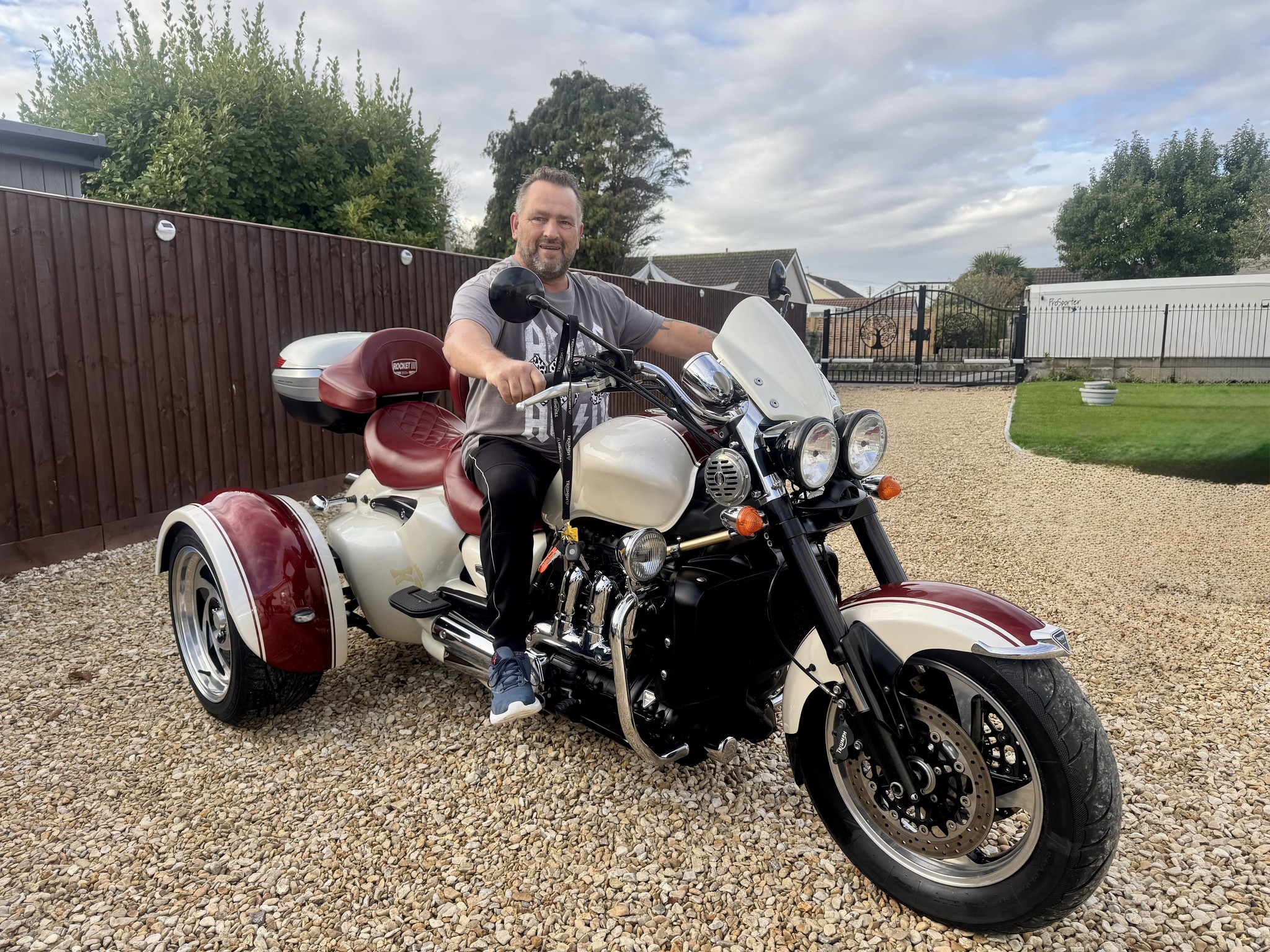 Trike - Congratulations to Gary on taking delivery of this Triumph ...