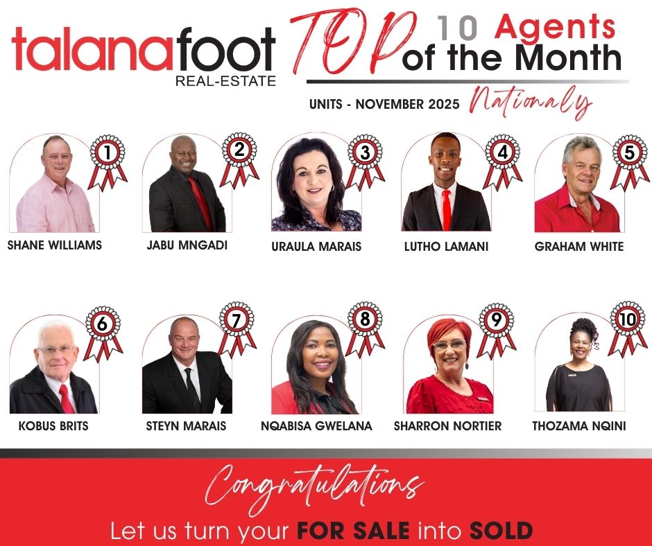 Talana - 🌟 Congratulations to our Top 10 Agents of the Month in terms ...