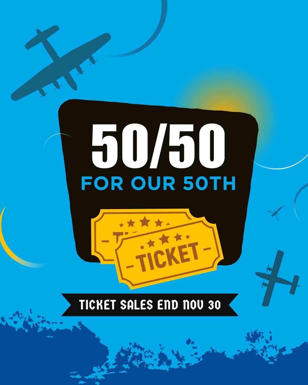 The Hangar - It’s a 50/50 for our 50th! Celebrate 50 years of aviation ...