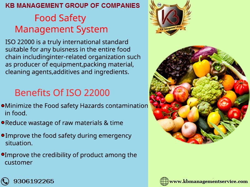 ‼️ ISO 22000 CERTIFICATE ‼️ CALL... - KB Management Service