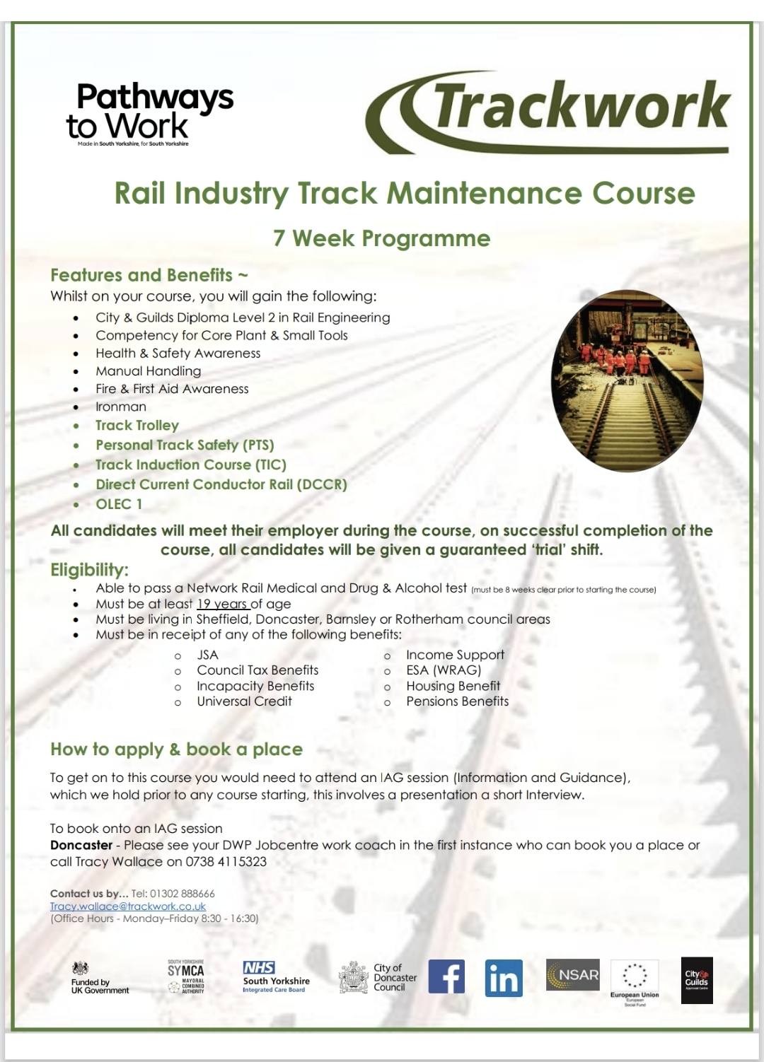 Trackwork Limited... - Trackwork Limited Training Department