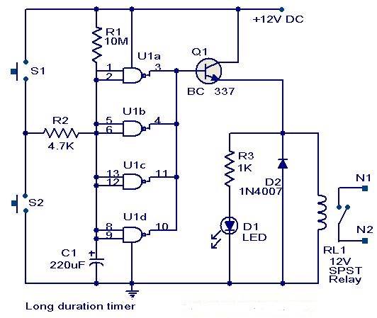Electronics And Electronics Devices Description This Timer Circuit Can Be Used To Switch Off A Particular Device After Around 35 Minutes The Circuit Can Be Used To Switch Off Devices Like