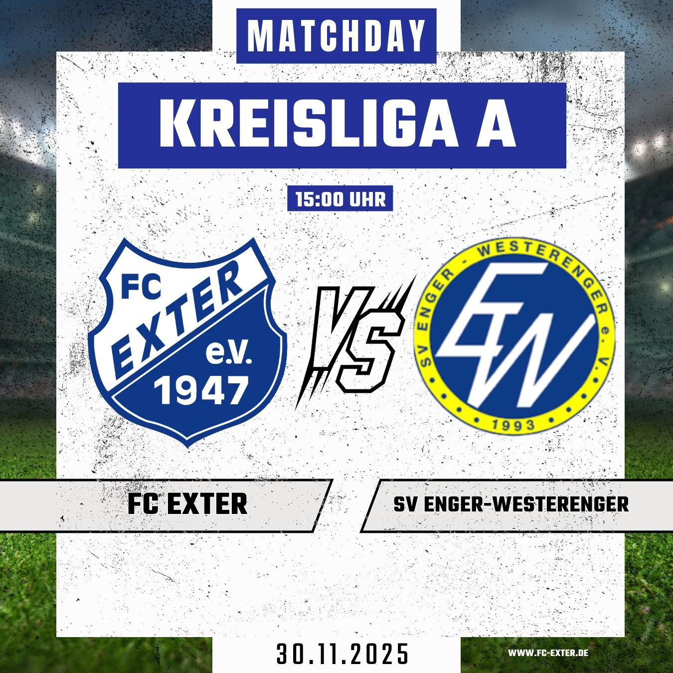 Das letzte Heimspiel des Jahres steht... - FC Exter 1947 e.V. | Facebook