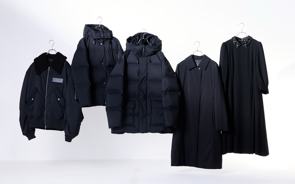 上質感のある深い黒”を追求、「マッキントッシュ ロンドン」のコートや 