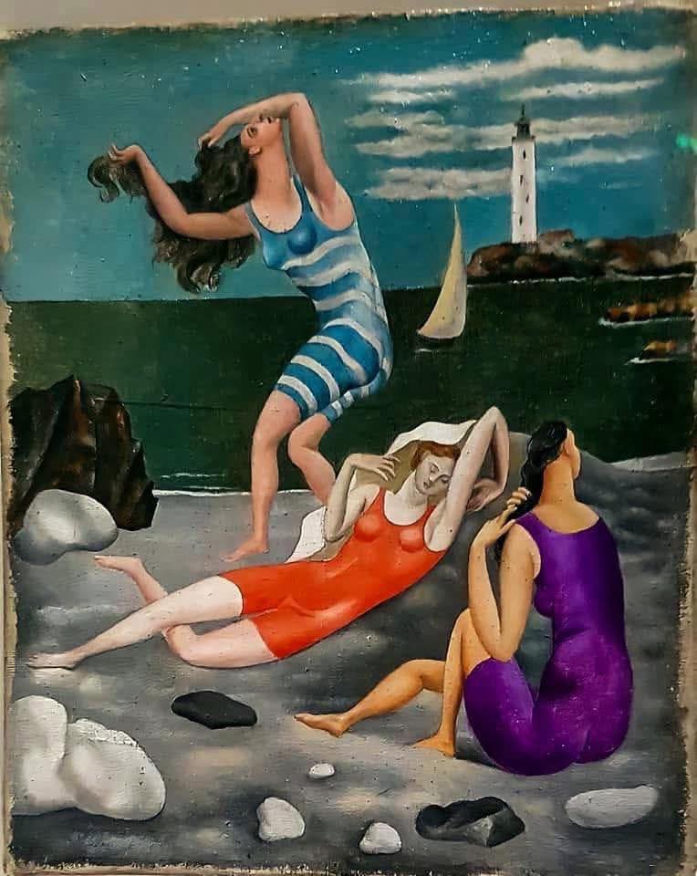 ⛲ Pablo Picasso Three Women at the Fountain (Trois femmes à la