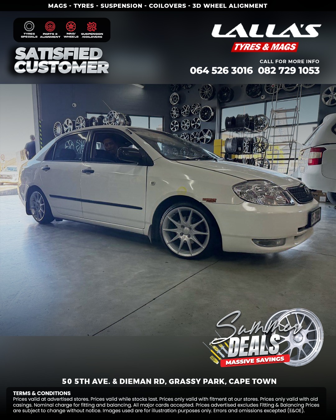 Toyota Corolla came in and was... - Lalla tyres and mags | Facebook