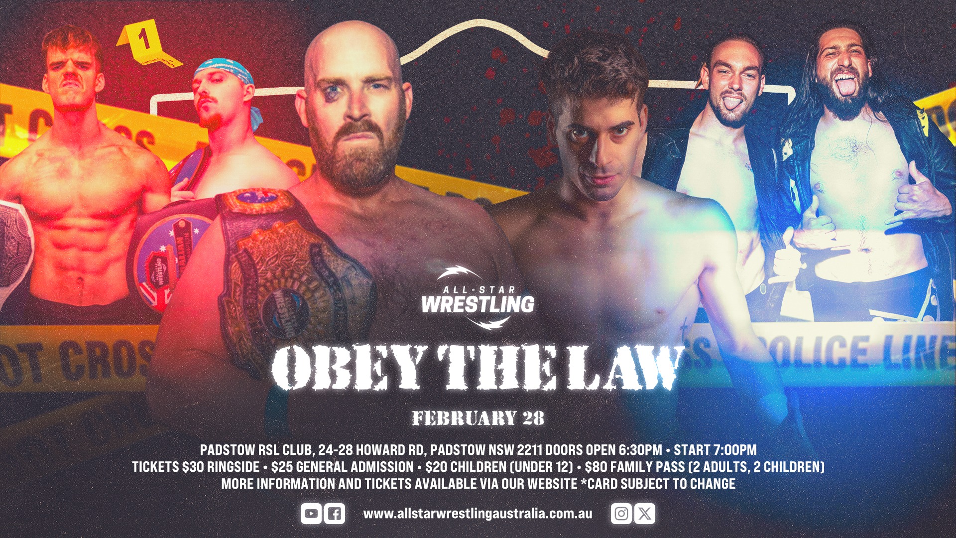 Wrestle - First three rows are sold out. Lots of general admission ...
