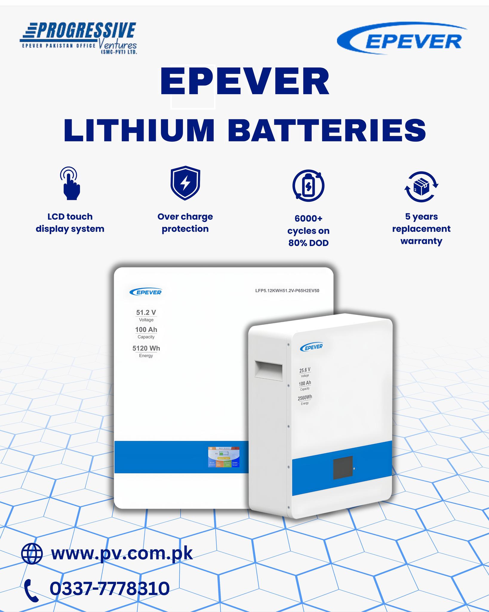 Progressive - 𝐄𝐏𝐄𝐕𝐄𝐑 𝐖𝐚𝐥𝐥-𝐌𝐨𝐮𝐧𝐭𝐞𝐝 𝐋𝐢𝐭𝐡𝐢𝐮𝐦 𝐁𝐚𝐭𝐭𝐞𝐫𝐢𝐞𝐬 – 𝟓𝟏.𝟐𝐕 & 𝟐𝟓.𝟔𝐕 ...