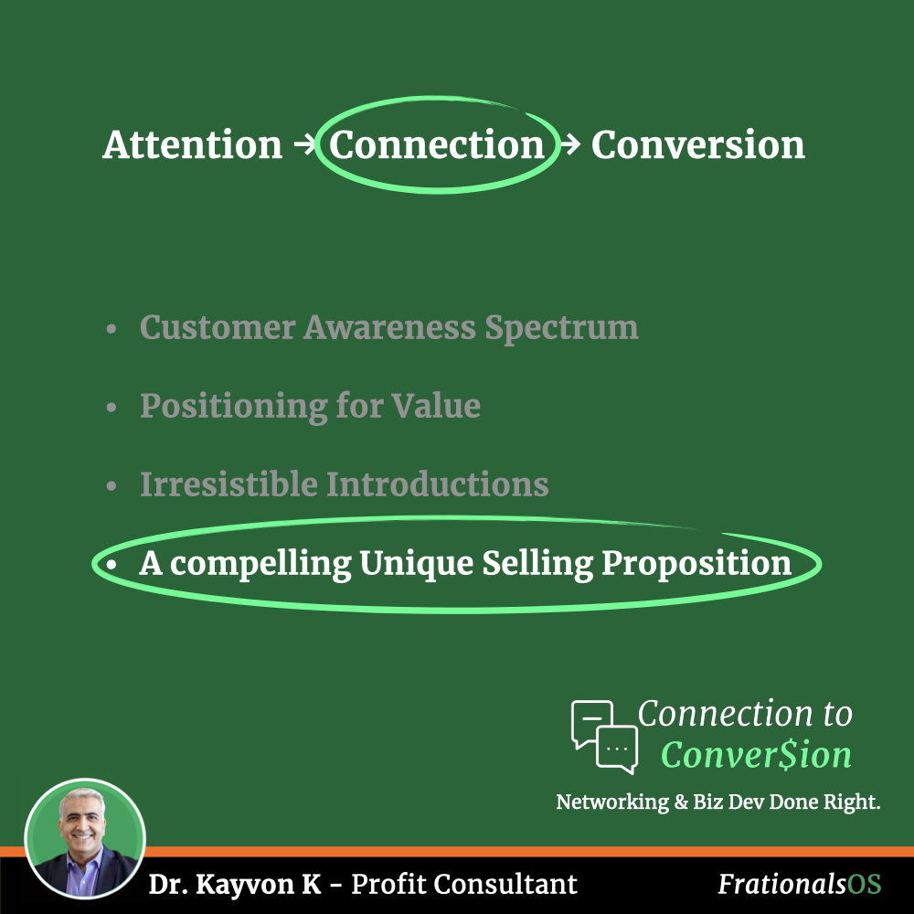Dr. - Many fractionals struggle to create a compelling USP Let’s tackle ...