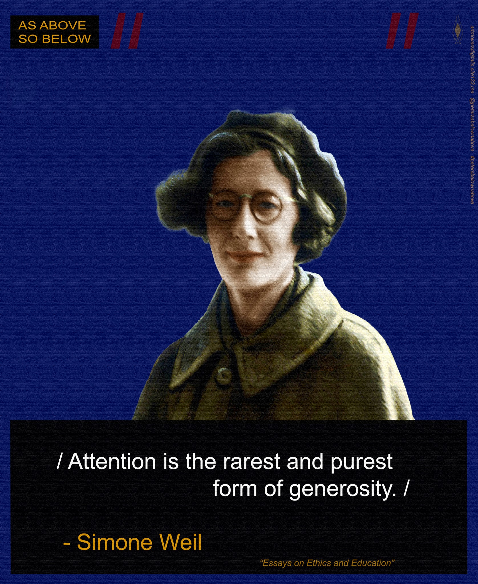 AsAbove - / Simone Weil / . 