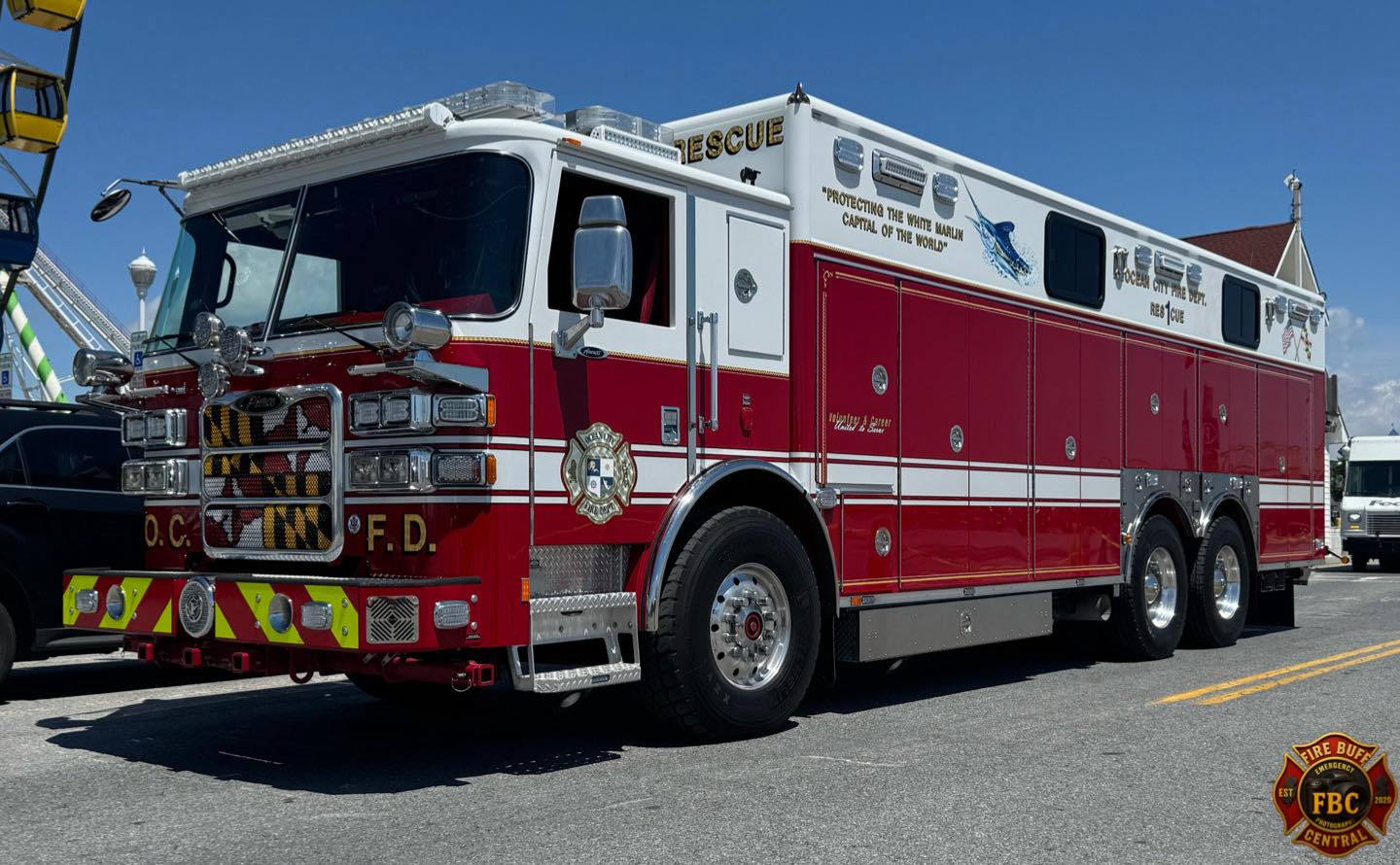 Firebuffcentral - Ocean City Fire Department Heavy Rescue 1 ——— Credits ...