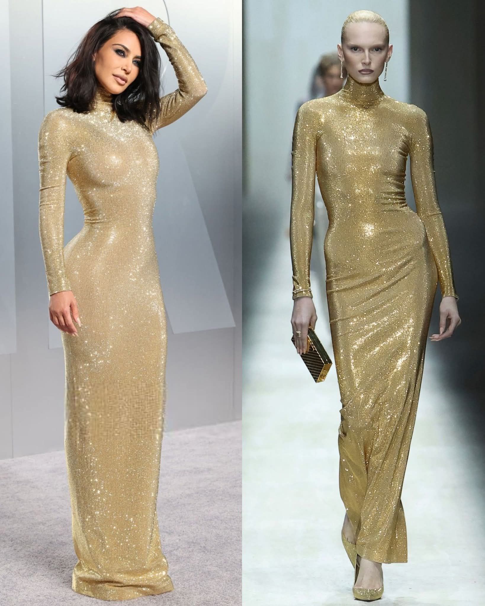 kim kardashian formal dresses ✨️Kim stuns in a breathtaking Gucci Fall/Winter 2026 dress at the 2026 Vanity Fair Oscars Party ✨ A true fashion moment that blends elegance, glamour, and iconic style. 👉🎥 Click to sleeve detail