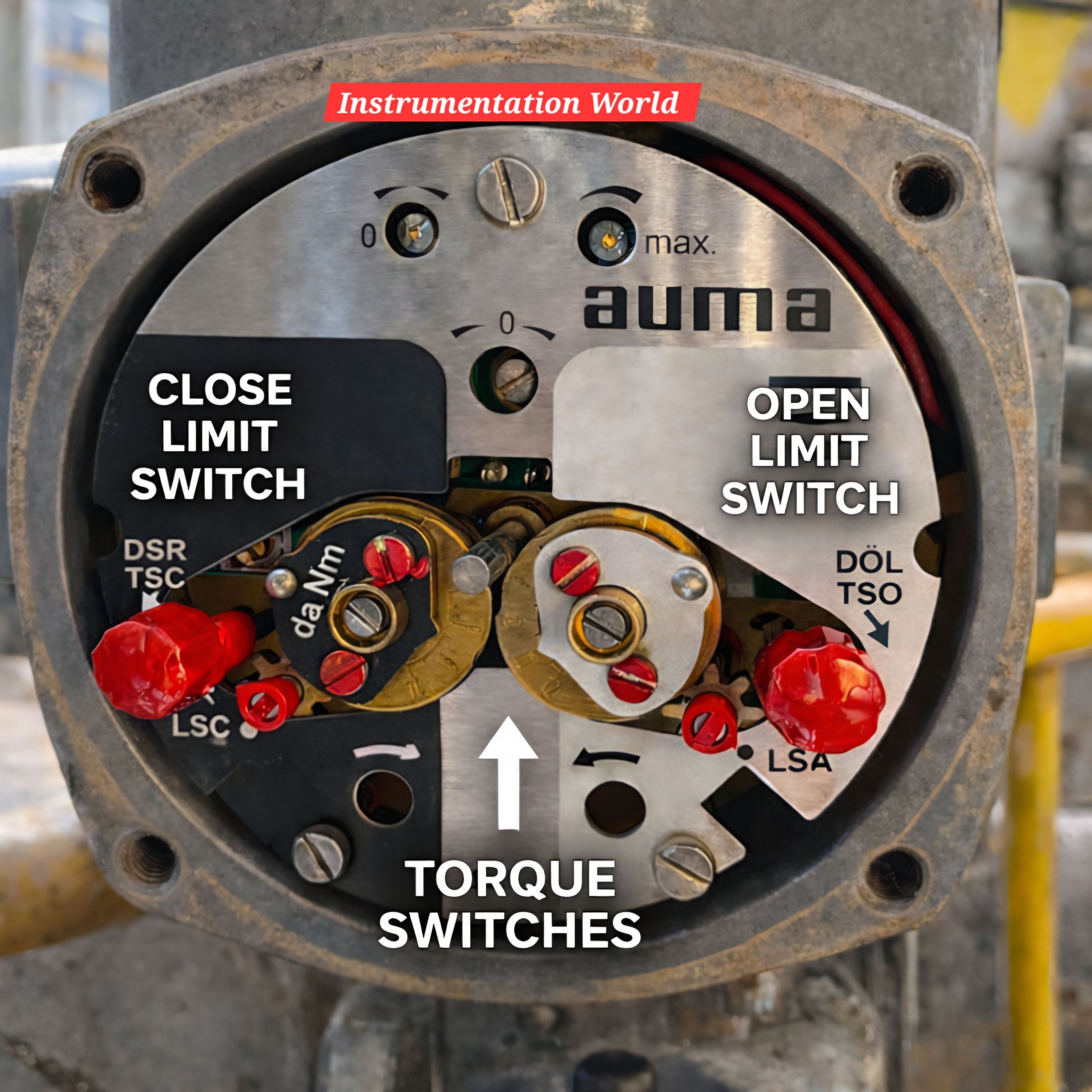 Instrumentation - Inside an AUMA actuator is where good commissioning ...