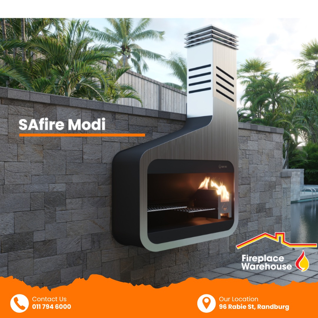 SAfire Modi Braai Modern design with luxury appeal. • Freestanding ...