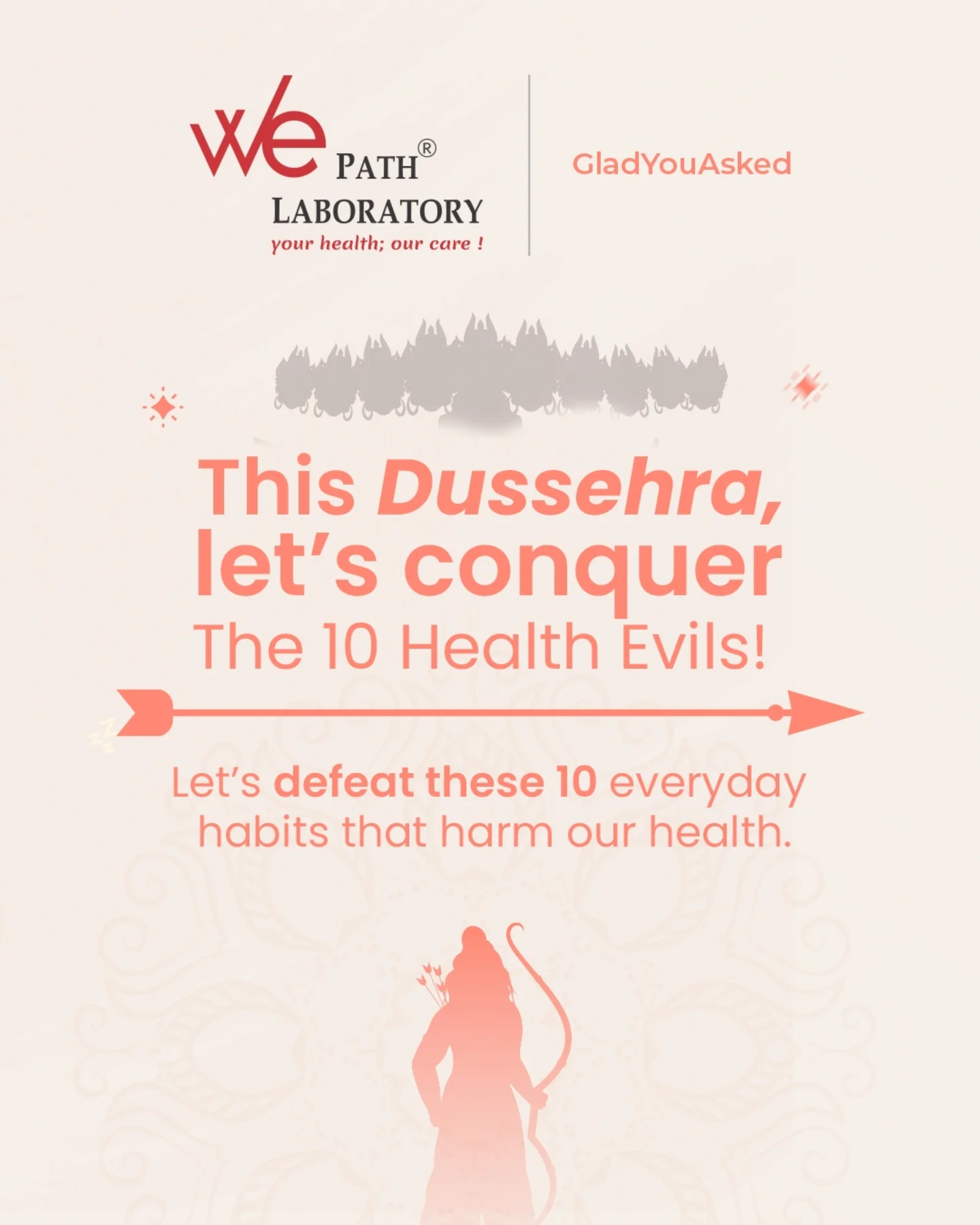 #GladYouAsked Ravana fell when... - WePath Laboratory | Facebook