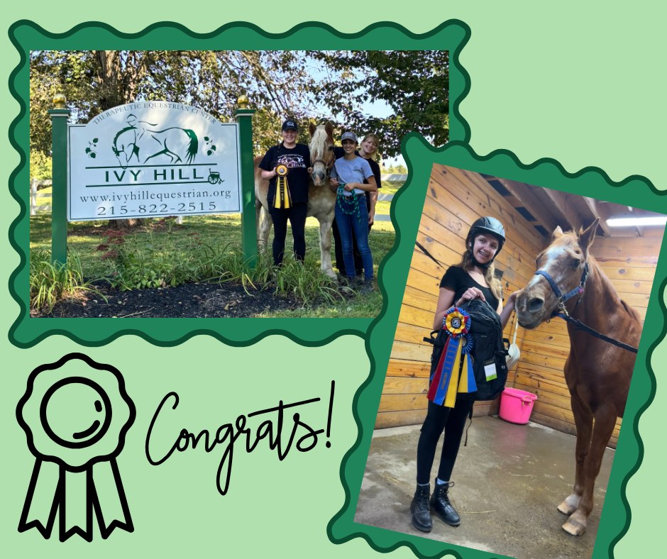 🏆 Celebrating Our... - Ivy Hill Therapeutic Equestrian Center | Facebook