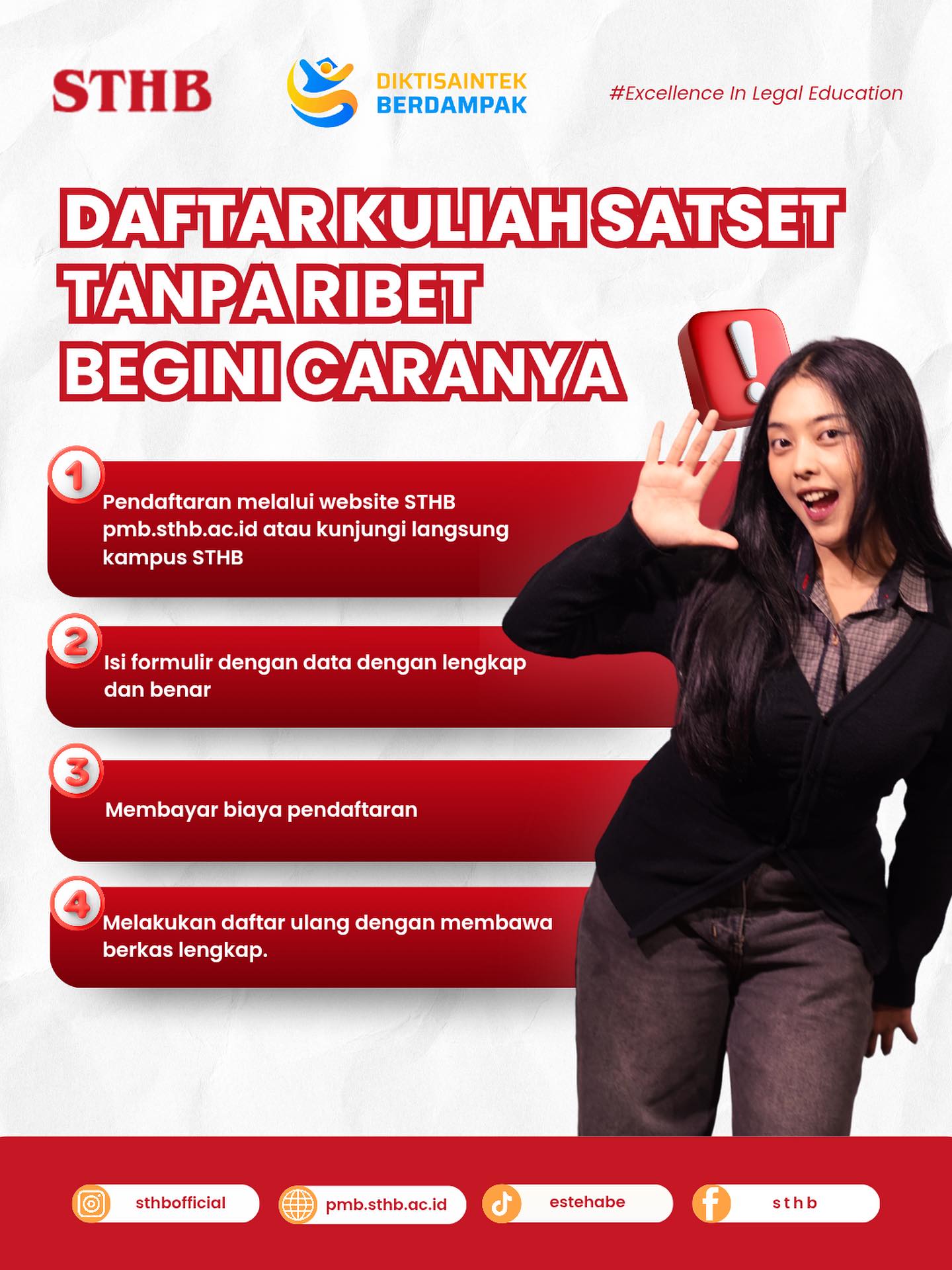 Daftar kuliah gampang dan... - Sekolah Tinggi Hukum Bandung | Facebook