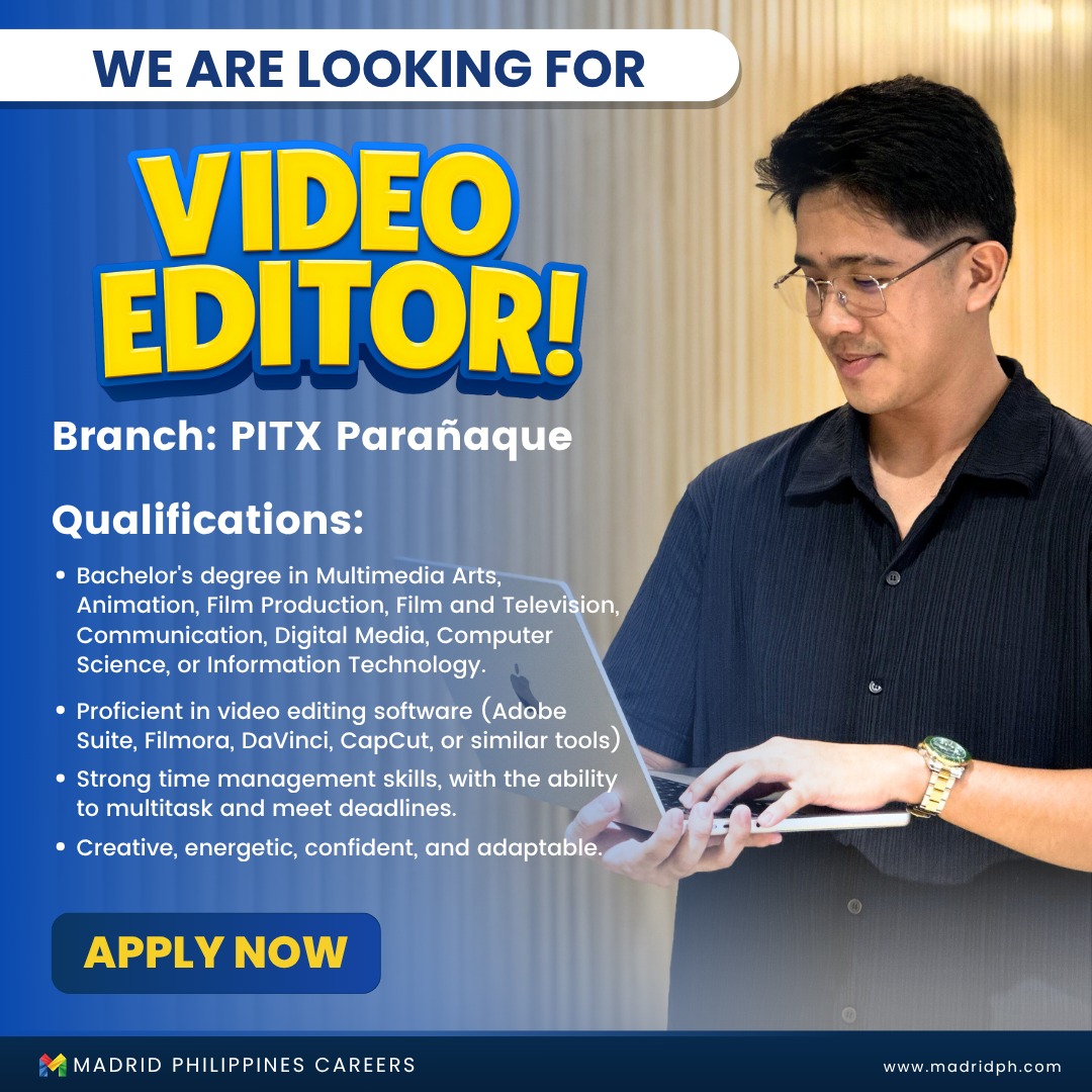 Madrid Philippines is looking... - Madrid Philippines Careers | Facebook
