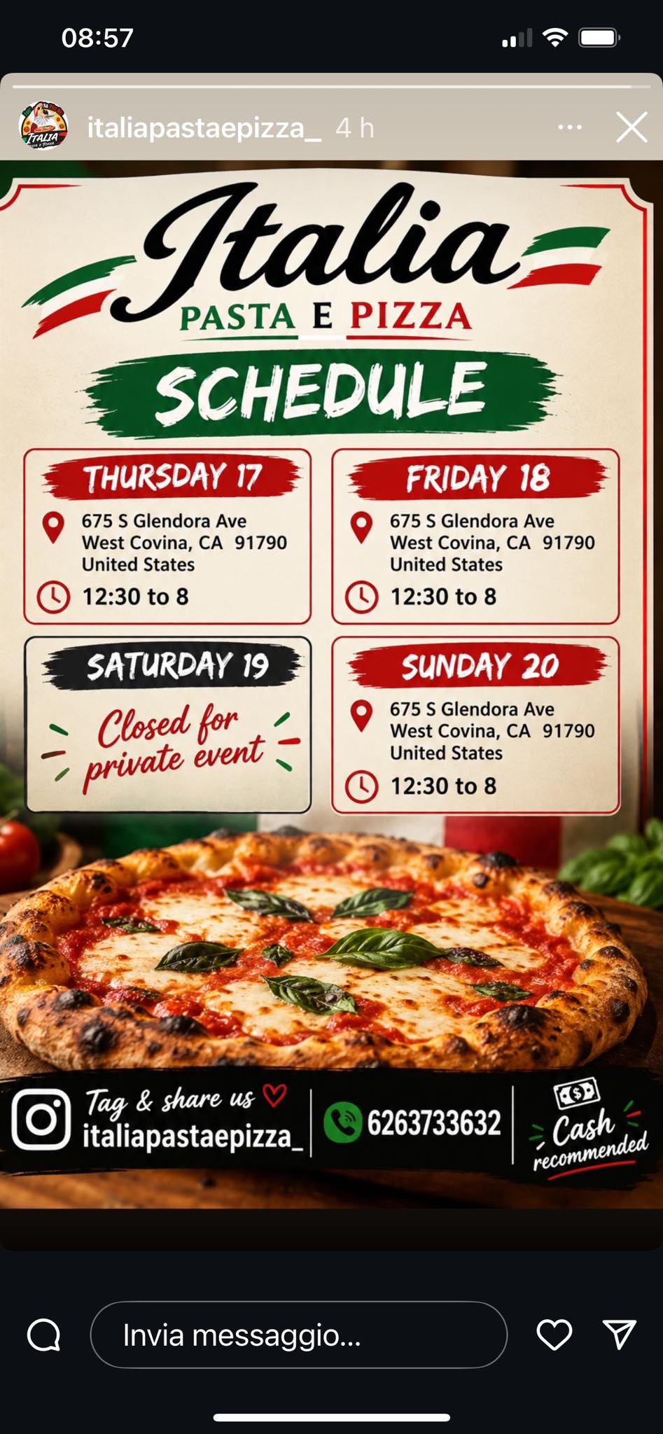 Italia Pasta e Pizza