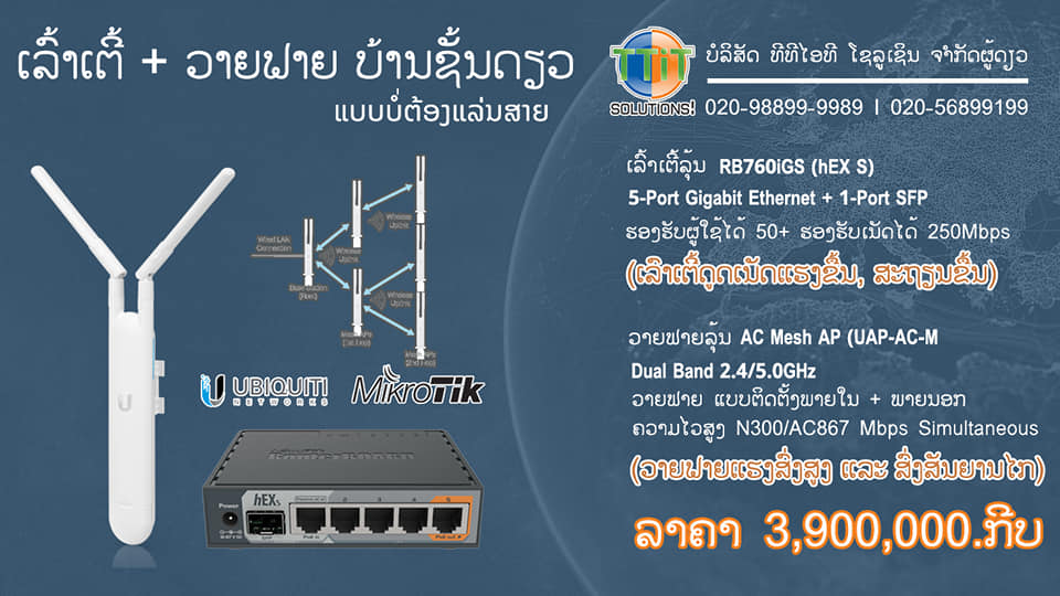 Router & Wireless HotSpot Integrated By TTiT-Solutions