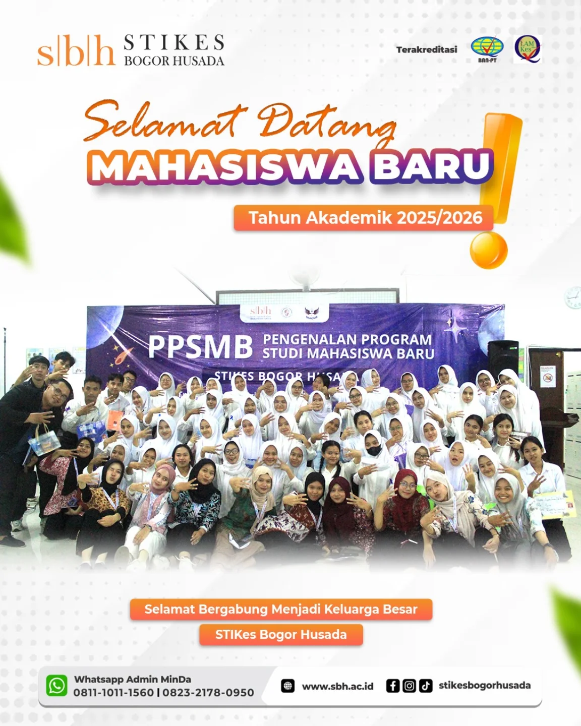 🎉 Selamat Datang Mahasiswa Baru! 🎉 ... - STIKes Bogor Husada | Facebook