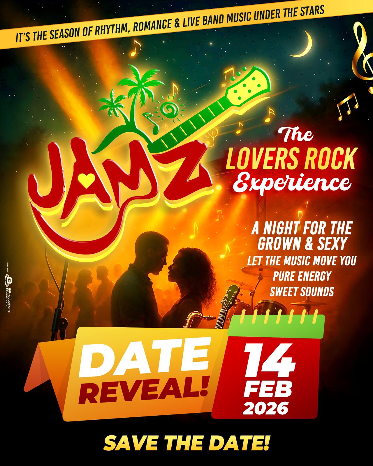 ?? DATE REVEAL! ?? The wait is over — JAMZ – The Lovers Rock 
