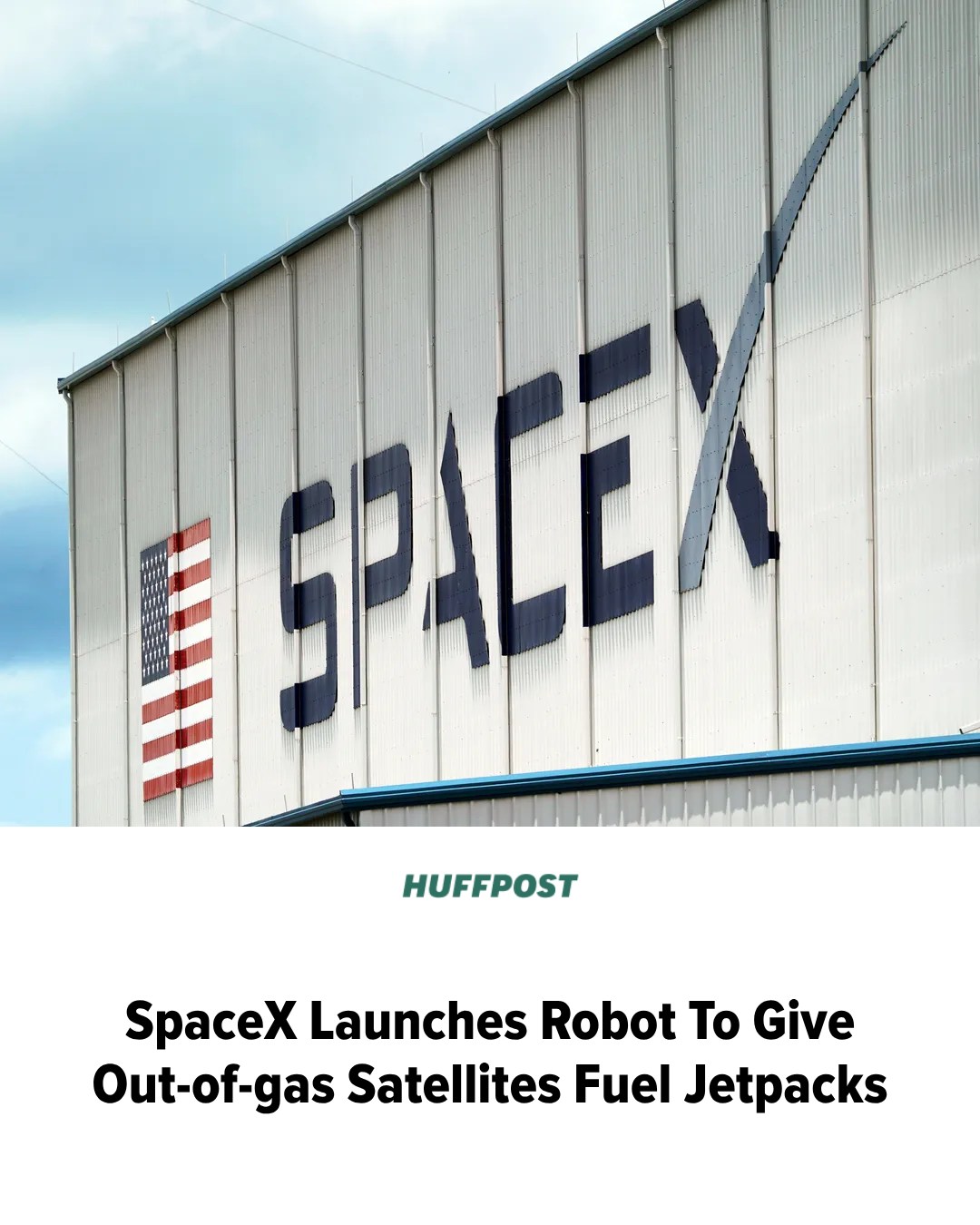 A two-armed space robot is on its way to give life-extending