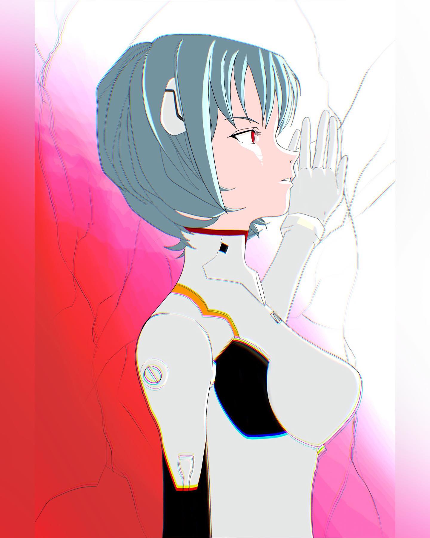 Mohammed Shuaibi - #repost #rei #Evangelion #anime #illustration # ...