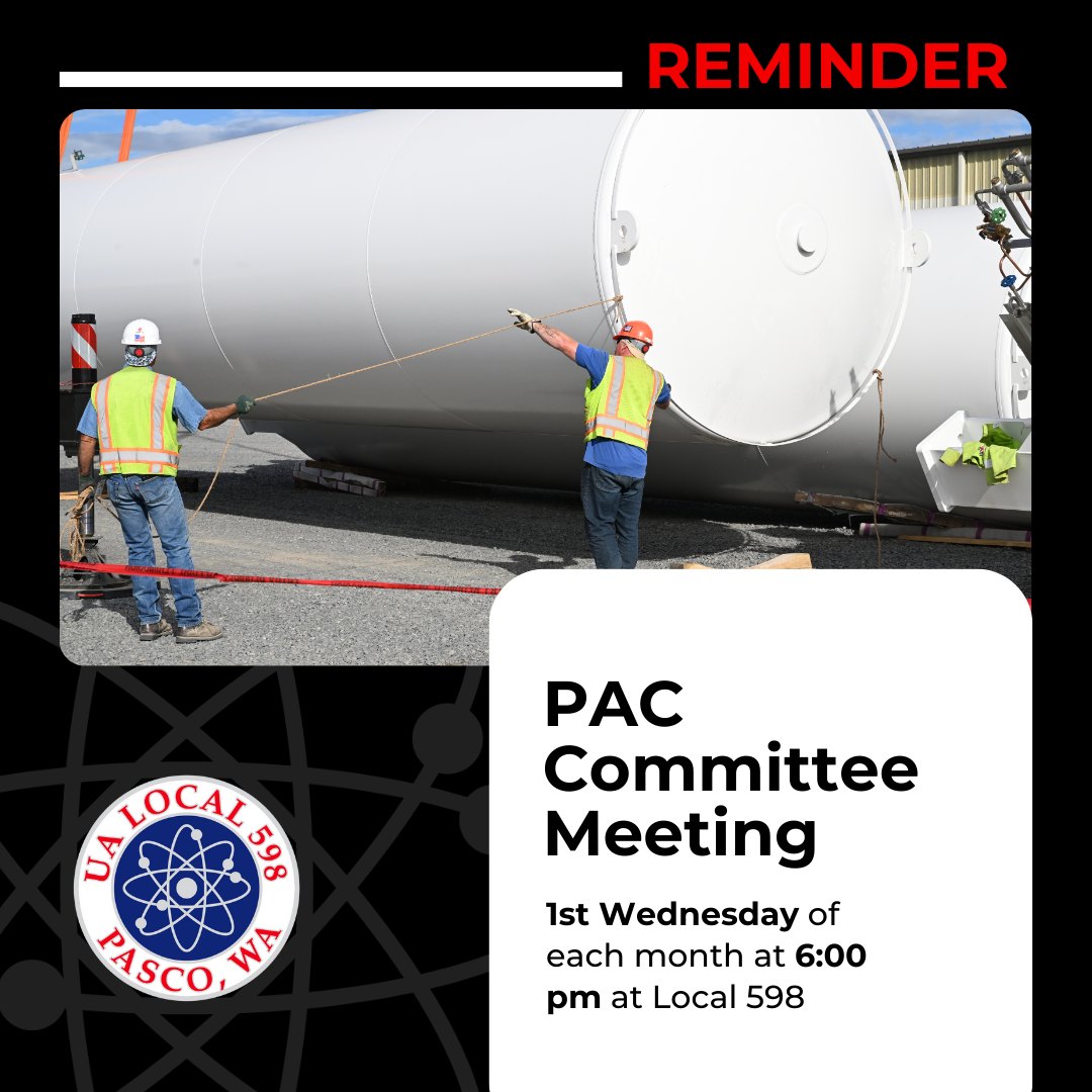 UA Local Union 598 Plumbers and Steamfitters | Pasco WA