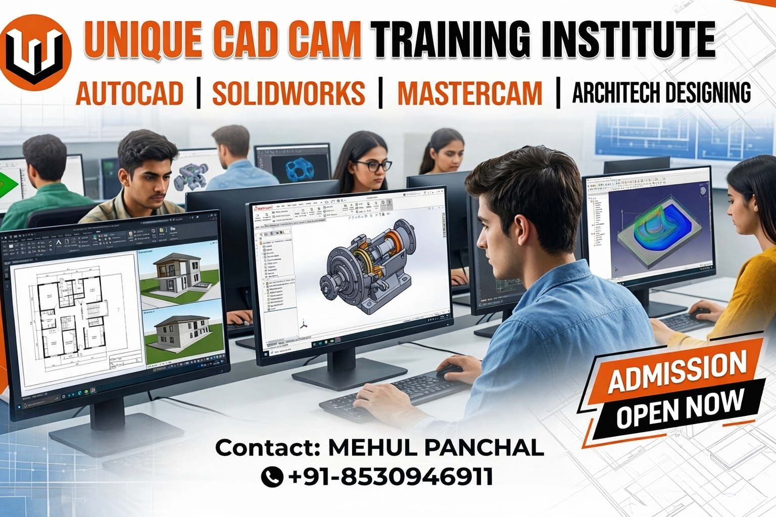 Unique Cad Cam Training Institute | Ahmedabad
