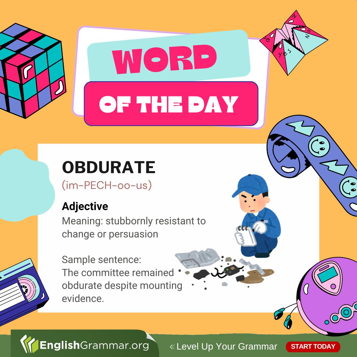 English Grammar - Obdurate | Facebook