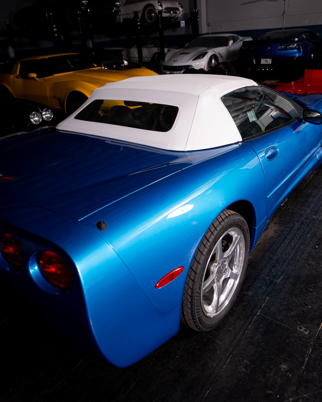 Finished in rare Nassau Blue Metallic, this 2000 Corvette