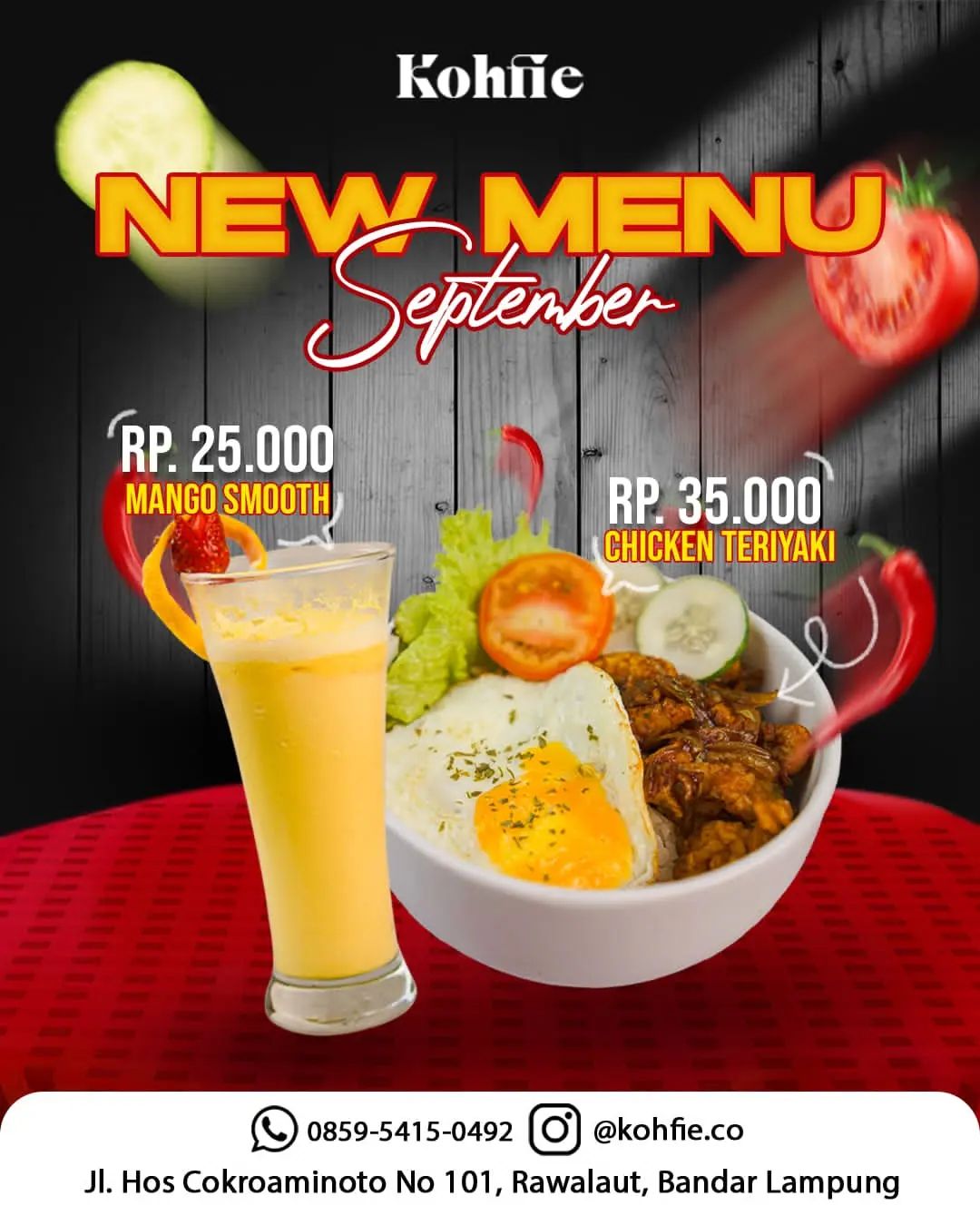 Kohfie.Co - NEW MENU SEPTEMBER! Welcome Mango Smooth and...