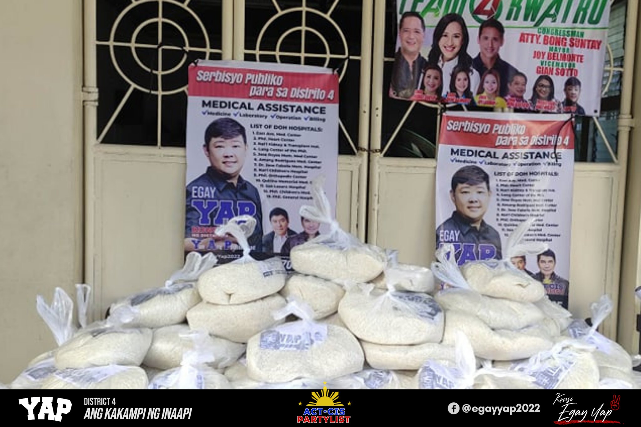 Sa patuloy na pagbibigay tulong natin... - Councilor Egay Yap