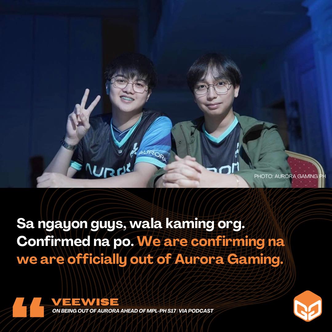 GG Network - VEEWISE OUT OF RORA Jonmar “OhMyV33NUS”... | Facebook