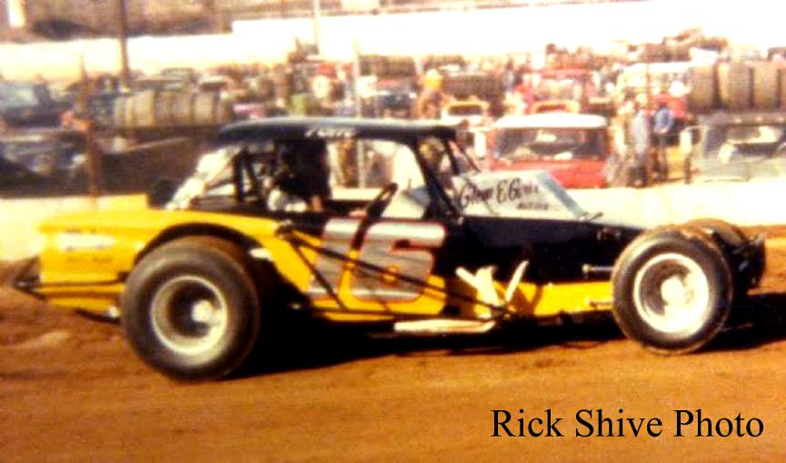 Nazareth - Tom Mayberry #16 Falcon on Nazareth frontstretch. Rick Shive ...