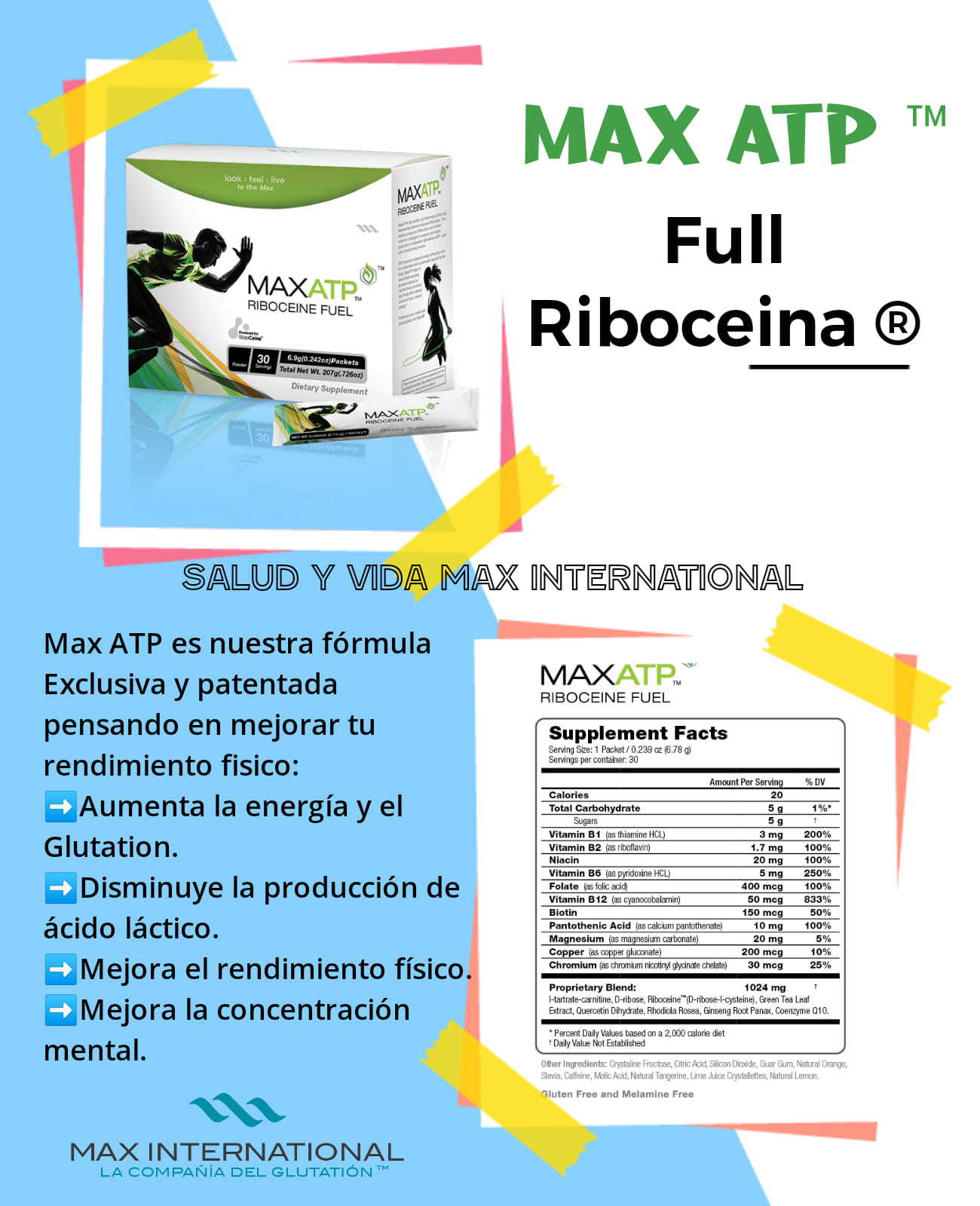 Salud y Vida - Nuestra fórmula exclusiva y patentada para...
