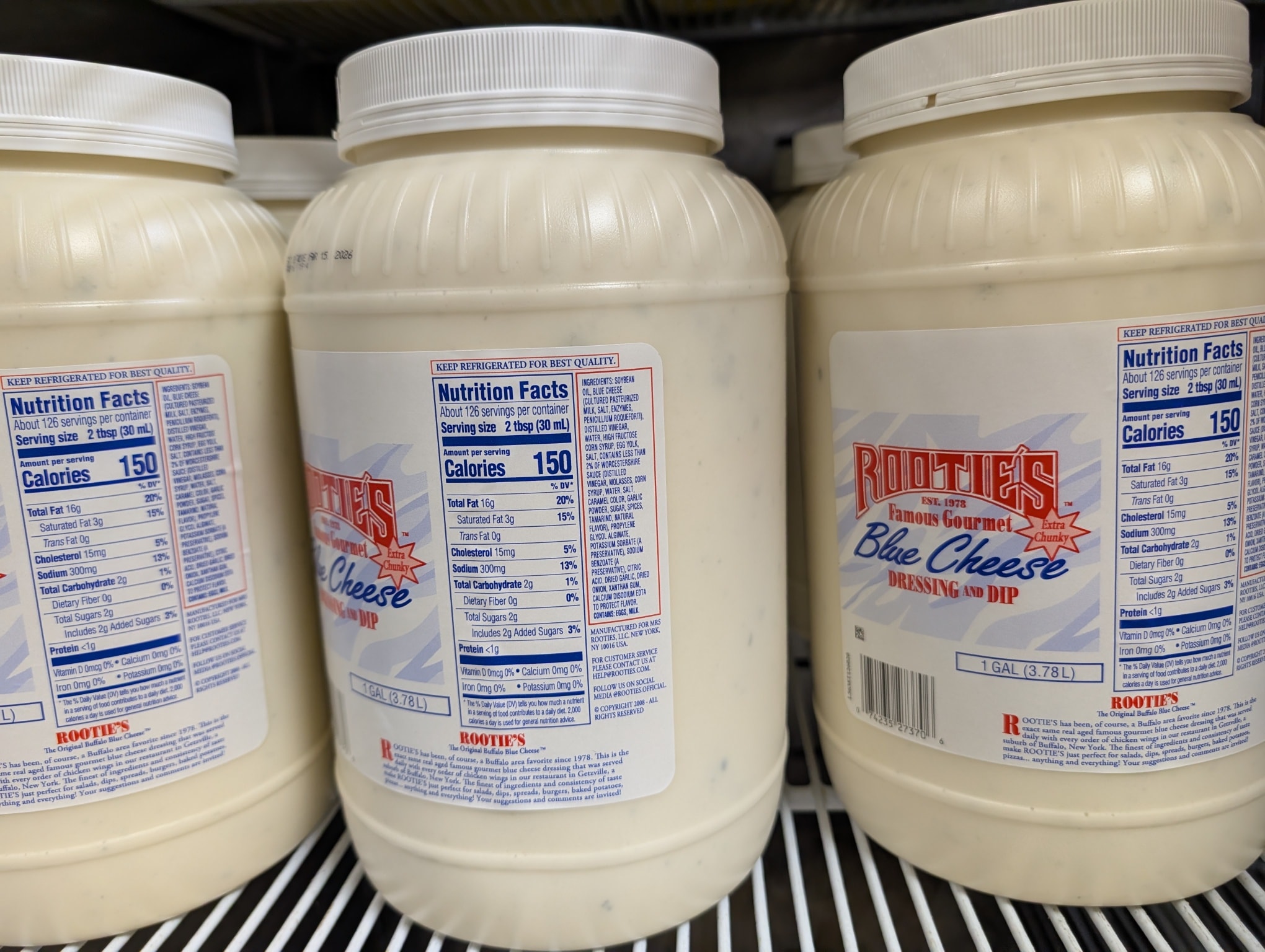 2 oz blue cheese dressing calories Rootie's gourmet now available in 2oz and 4oz BlockedBrandsTemp Family combo Size:44xxl used as a dipping