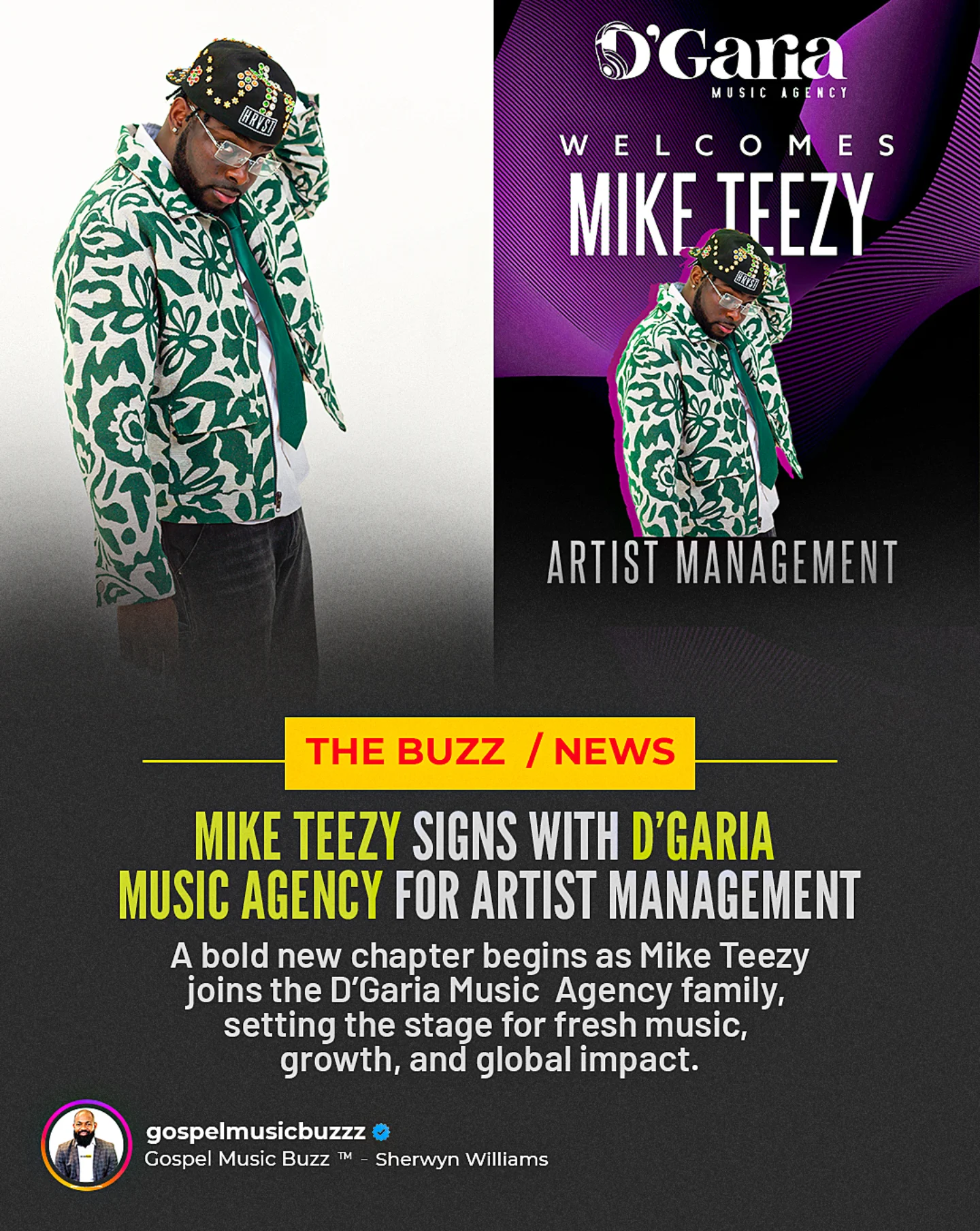 Gospel - 🚨 THE BUZZ / NEWS 🚨 We’re excited to share that Mike Teezy has ...