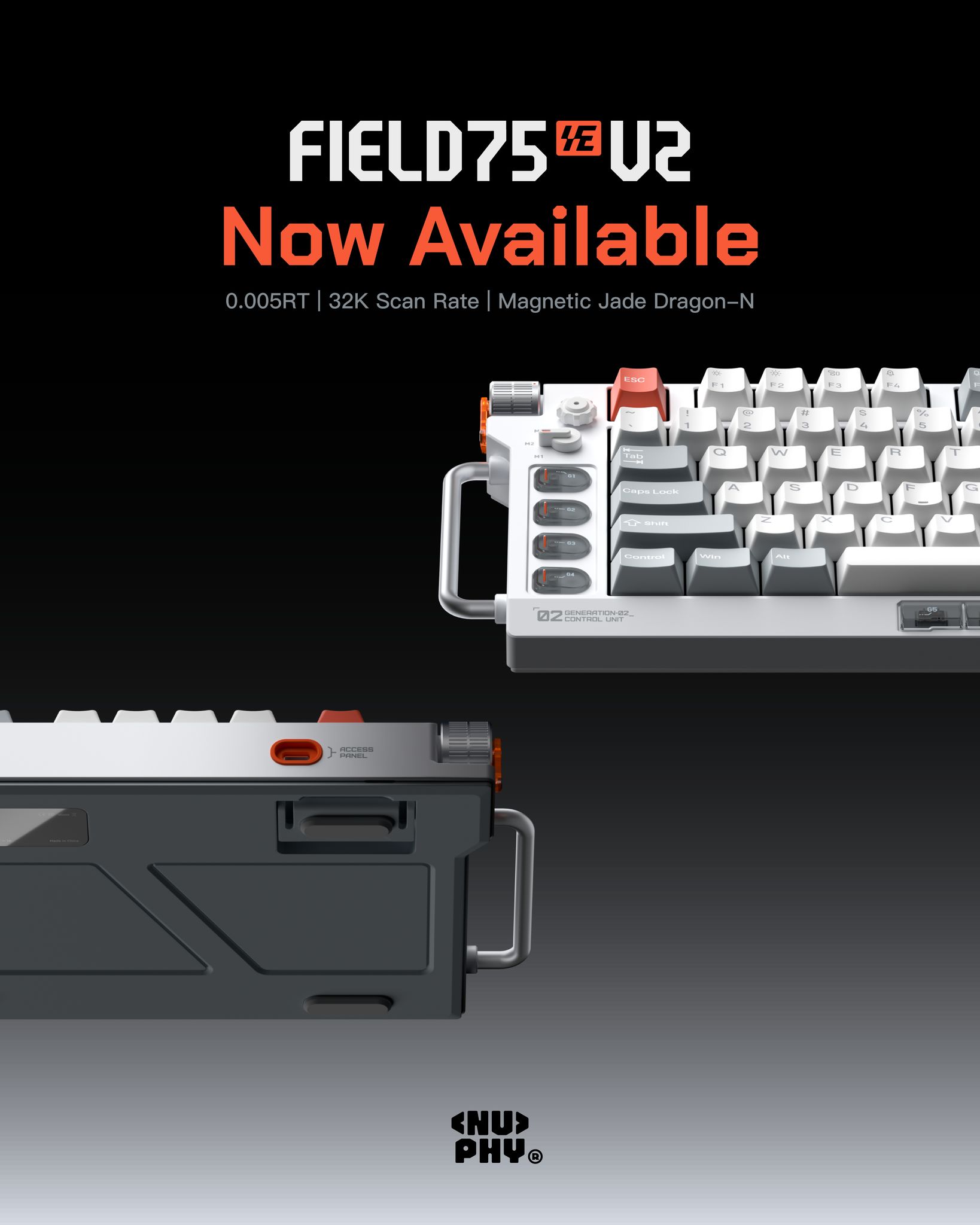 NuPhy - Field75 HE V2 | Now Available THE PERFORMANCE • Precision