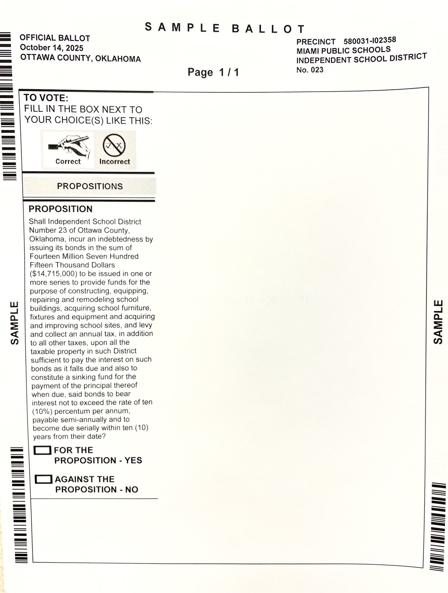 Miami Public Schools bond issue vote... - Miami News-Record | Facebook